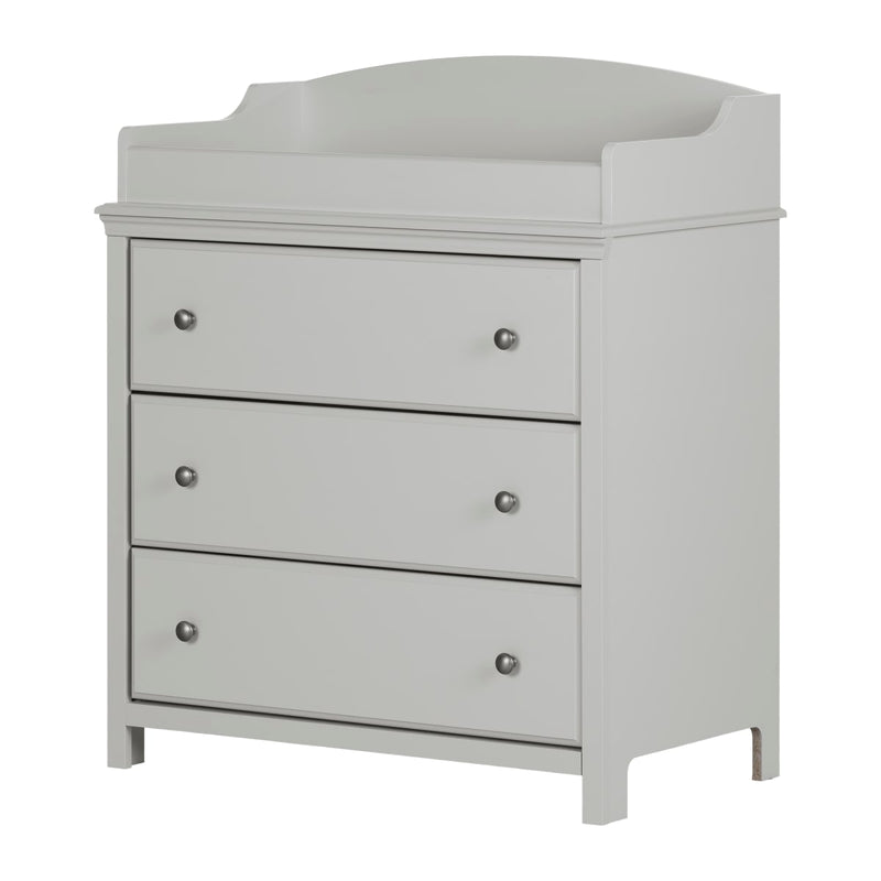Cotton Candy 3 Drawer Changing Table -- Pure White