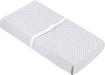 Changing Pad Cover | Lattice Lilac