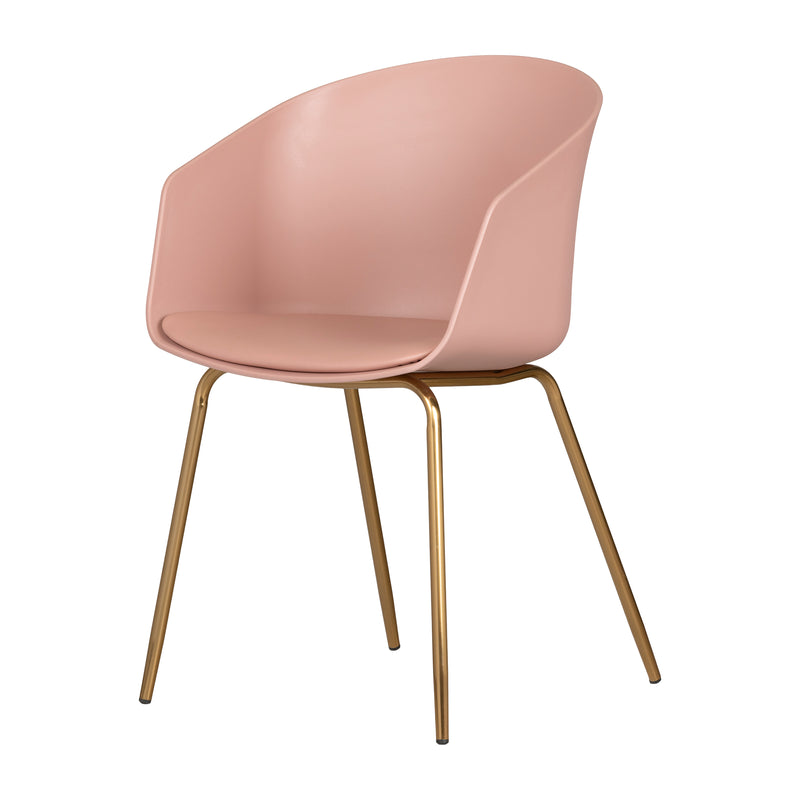 Chair with metal base - Flam