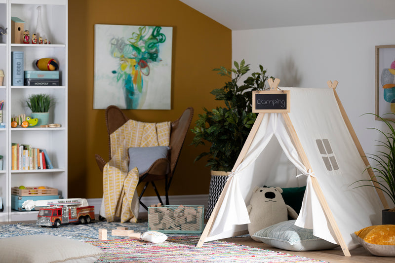 Play Tent with Chalkboard  Sweedi Organic Cotton and Pine 100369