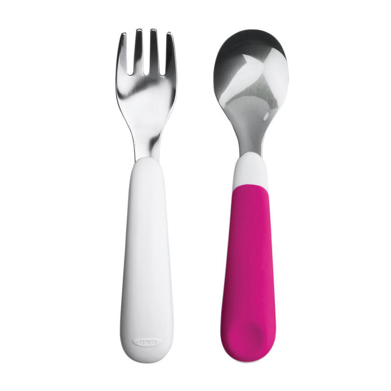 Fork & Spoon Set - Teal