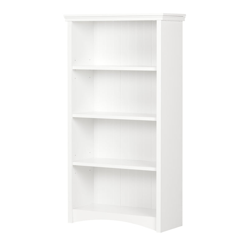 Artwork 4 Shelf Bookcase - White