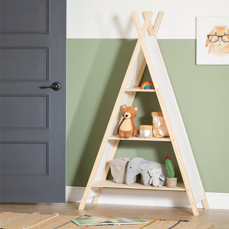 Teepee Shelving Unit  Sweedi Natural Cotton and Pine 100388