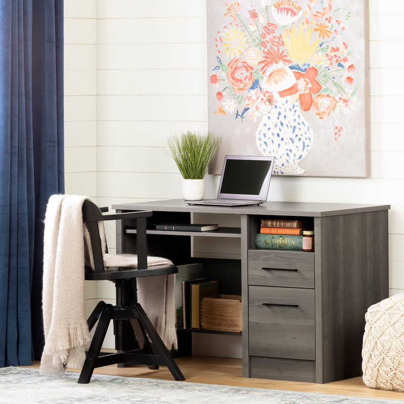 Desk  Gravity Gray Maple 12509
