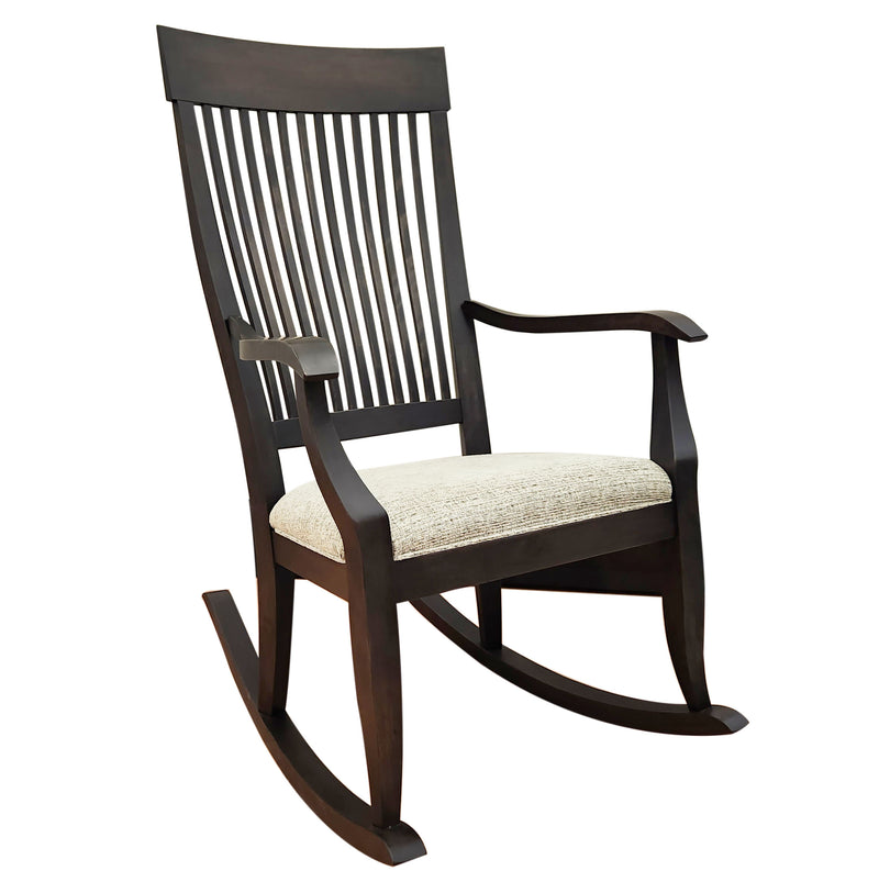 Chaise berçante contemporaine en bois 570 - Personnalisable