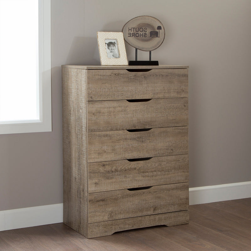 5-Drawer Chest  Holland Weathered Oak 9075035