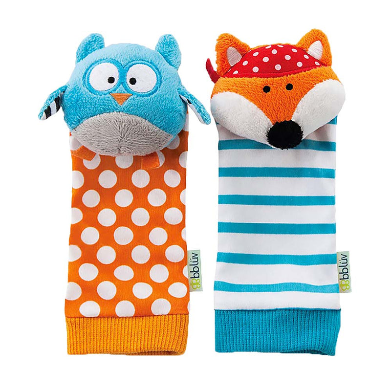 Düo - Owl and fox activity sock