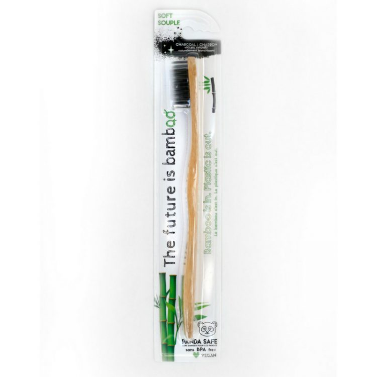 Adult Bamboo Toothbrush - Charcoal