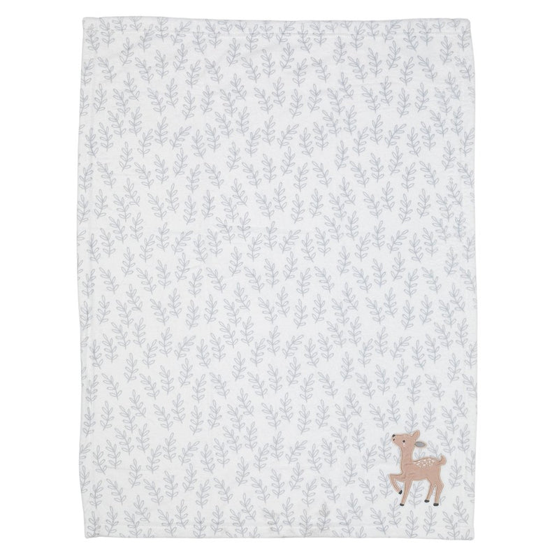 Gray Baby Blanket - Deer Park