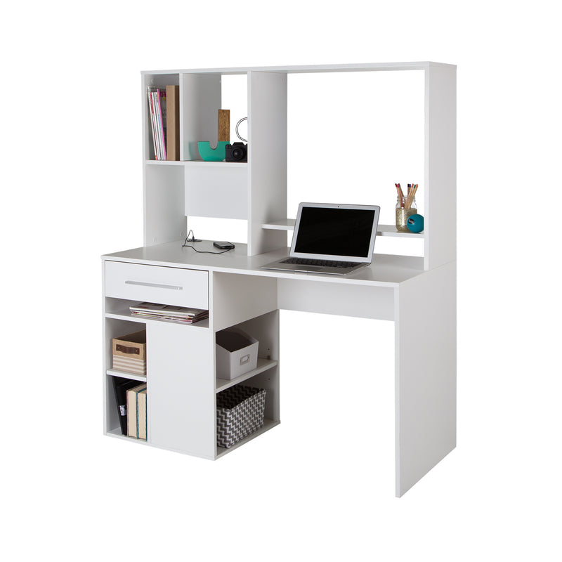 Home Office Computer Desk  Annexe Pure White 9053070