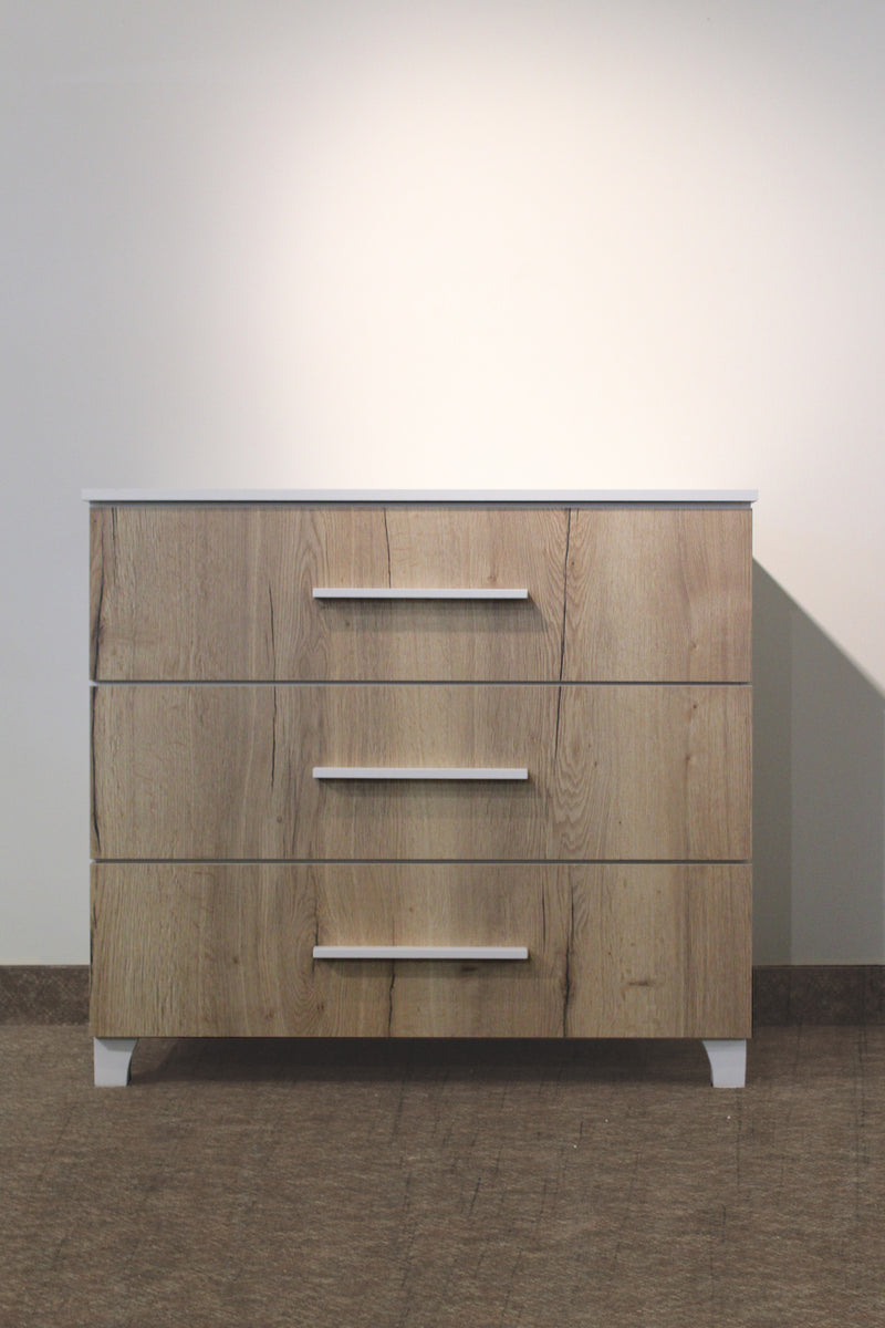 Set of furniture - N100 bassinet and Éloi 3-drawer desk - Natural
