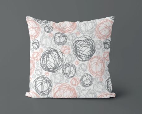 Decorative pillow - Crazy doodles