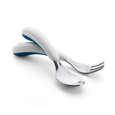 Fork & Spoon Set - Teal