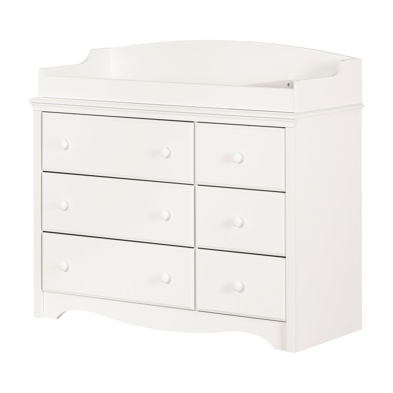 Angel - 6-Drawer Changing Table -- Pure White