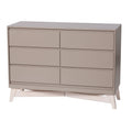 Little Seeds Pala dresser in taupe and whitewashed wood