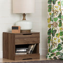 1-Drawer Nightstand  Holland Natural Walnut 11284