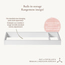 Plateau de change double Pala - Blanc