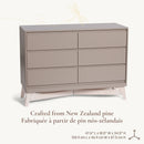 Bureau 6 tiroirs Pala - Taupe
