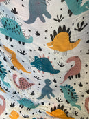 Couverture en mousseline de bambou - Dino