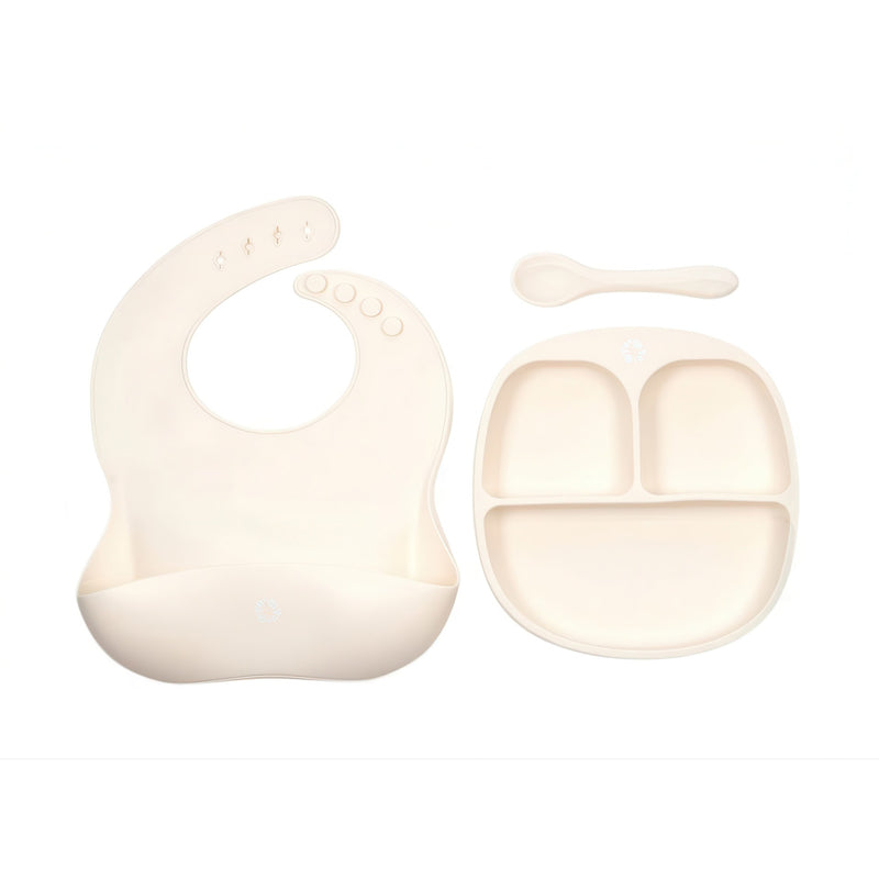 Ensemble 3 morceaux pour Petit Glouton - Ivoire