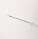 Îlot de cuisine compact avec rangement Myro - Faux Marbre blanc et Blanc