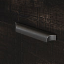 Table de nuit avec station de chargement Versa - Noir antique