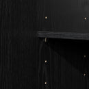 Armoire de rangement 2 portes Essence - Chêne noir