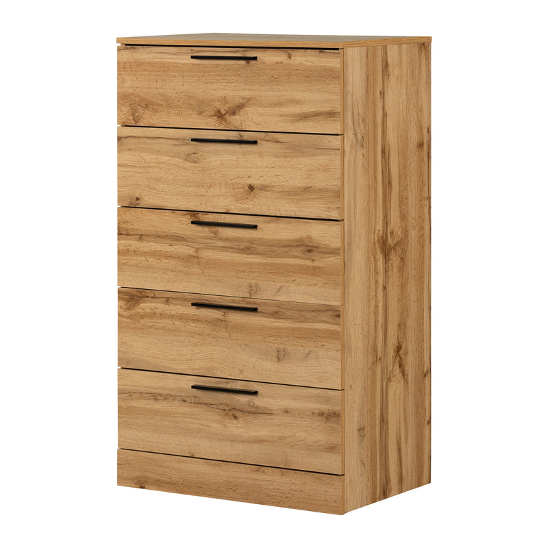 5-Drawer Chest  Step One Essential Gray Oak 12232