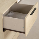 Table de chevet 2 tiroirs Step One Essential - Chêne blanchi