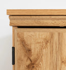 Armoire de rangement 4 portes Morgan- Chêne nordique