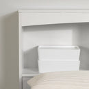 Bookcase Headboard  Step One Pure White 3160079