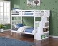 Lits superposés 39"/39" - Blanc — IFDC