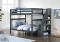 Lits superposés 54"/54" - Gris — IFDC