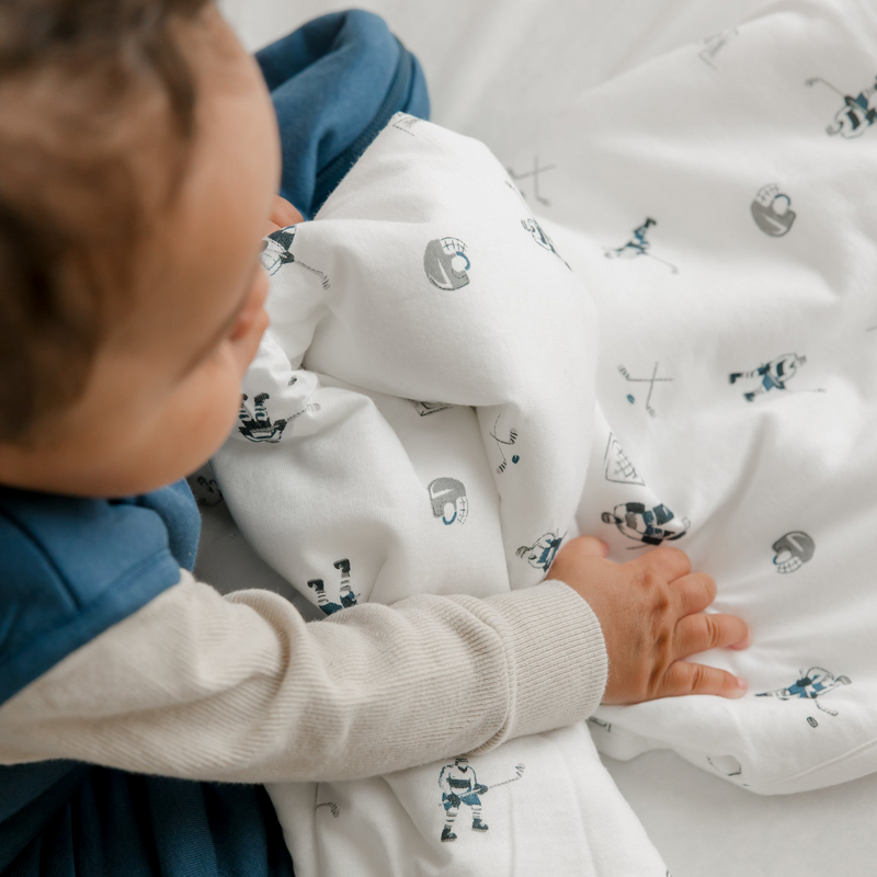 Sac de nuit matelassé en bambou - Denim (2.5 togs)