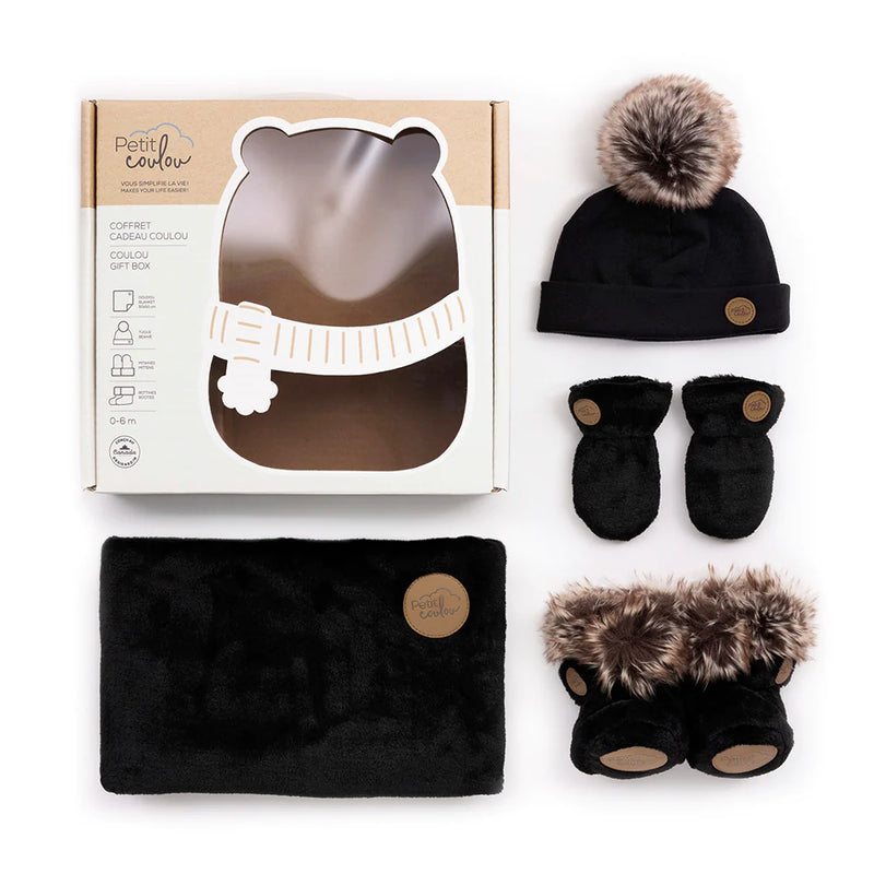 Coffret cadeau Coulou 4 accessoires 0-6 mois- Onyx