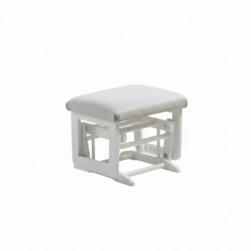 Tabouret Adams - Blanc et Gris pâle