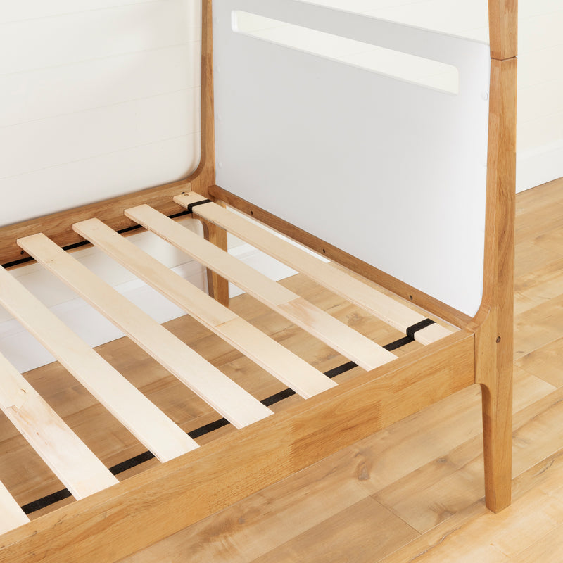 Bebble - Modern Bunk Beds -- White and Natural
