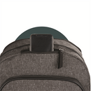 Sac à couches avec bretelles singe - Gris foncé