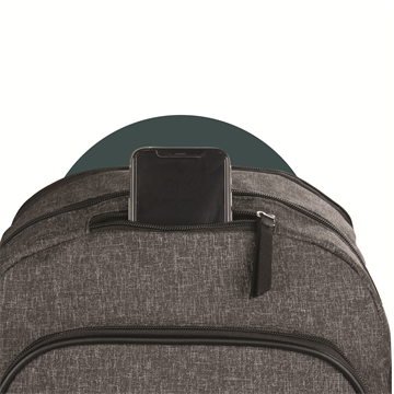 Sac à couches avec bretelles singe - Gris foncé