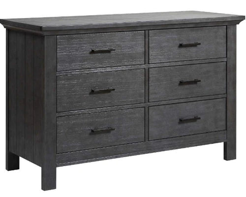 Ensemble bassinette et bureau double Como Tête Droite Distressed Granite
