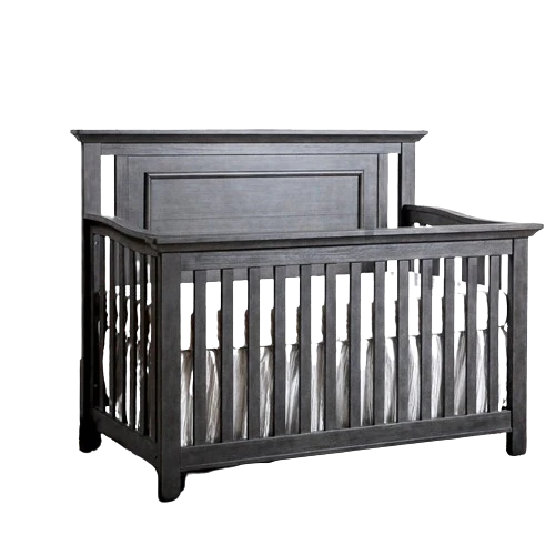 Ensemble bassinette et bureau double Como Tête Droite Distressed Granite