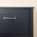 Ensemble lit matelot et tête de lit bibliothèque double 54" Ulysses - Myrtille