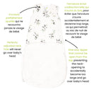 Sac de nuit matelassé en bambou - Pandas (2.5 togs)