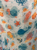 Couverture en mousseline de bambou - Animaux — Collection Mini Coco