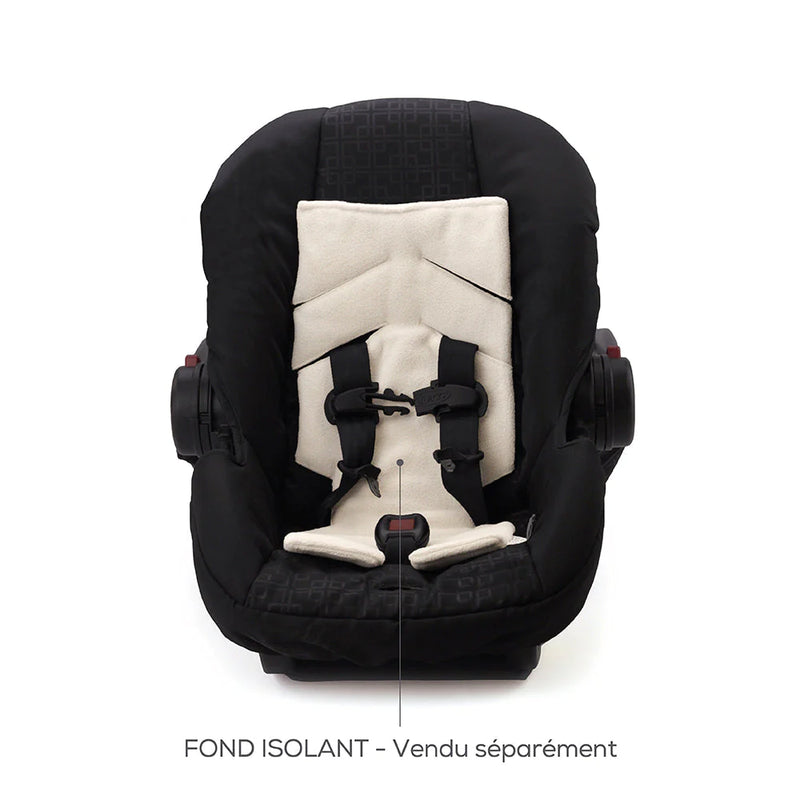 Winter Baby Car Seat Cover – Tourmaline / wolf