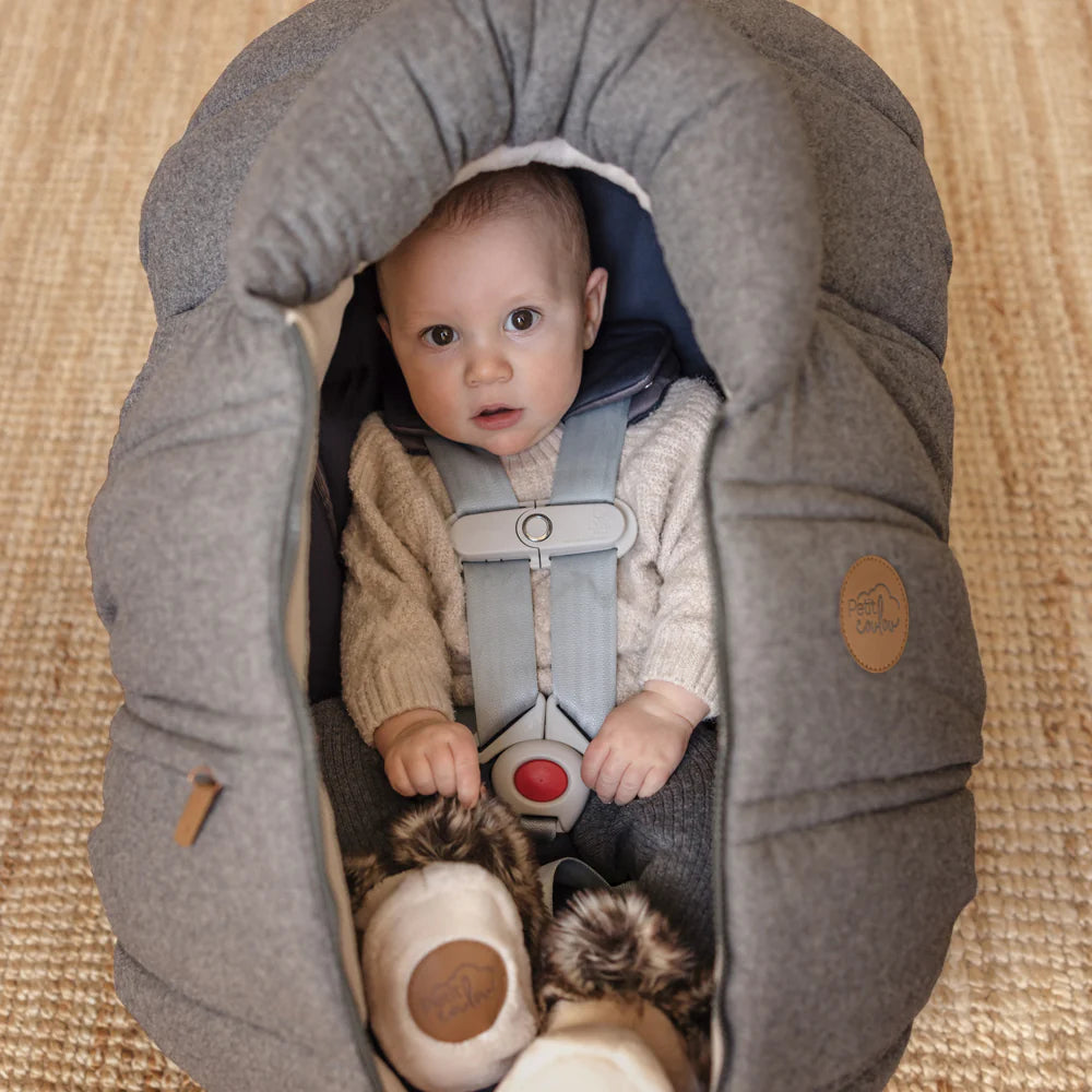 Winter Baby Car Seat Cover Tourmaline wolf