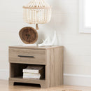 1-Drawer Nightstand  Primo Rustic Oak 11310