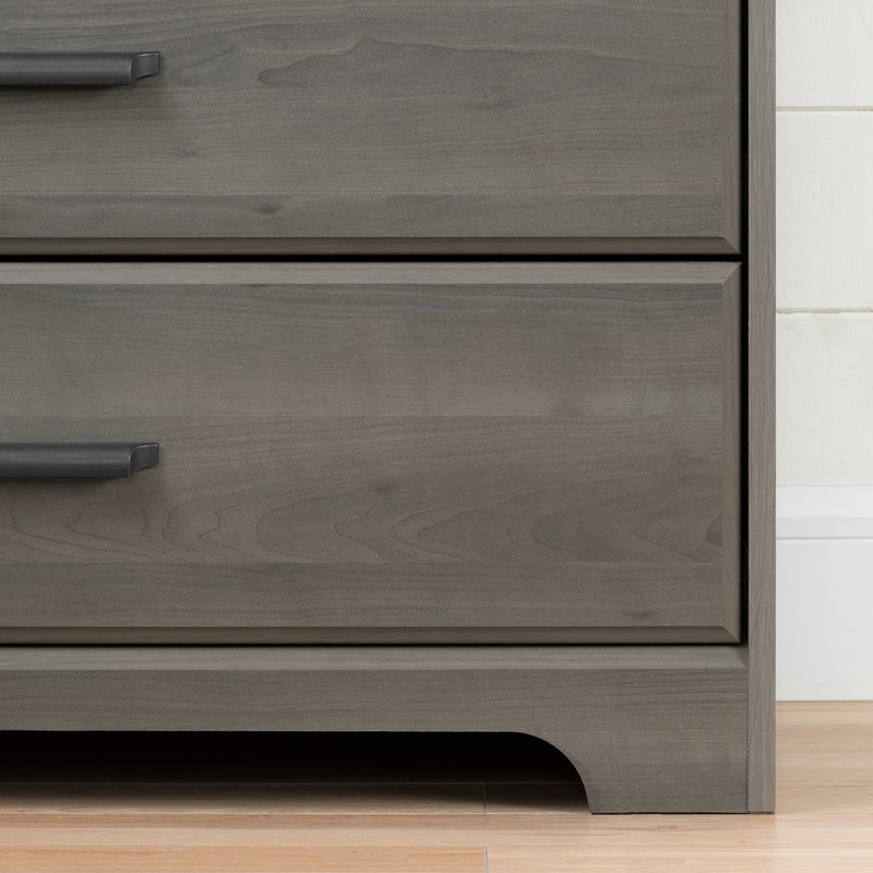 Armoire de rangement 2 portes Versa - Érable cendré