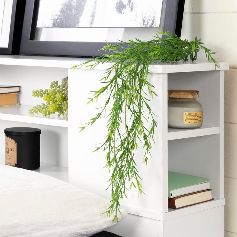 Tête de lit bibliothèque double/queen 54"/60" Vito - Blanc