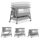 Berceau portable Calypso à roulettes - Gris